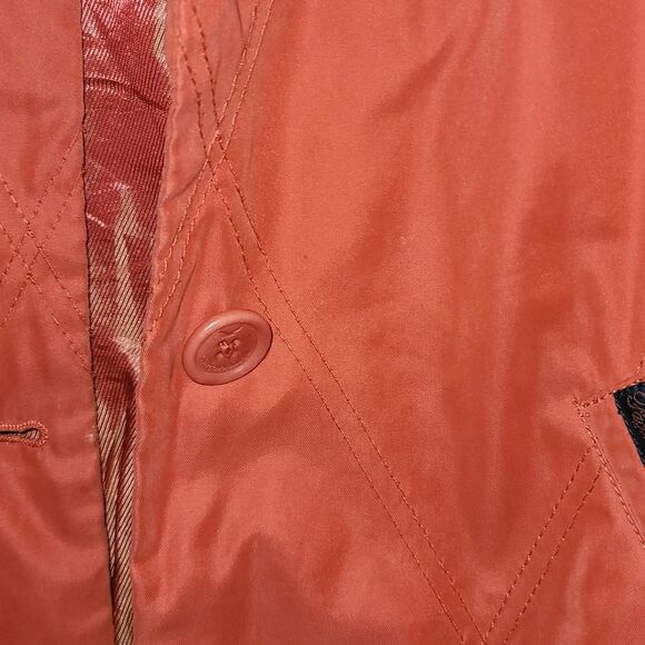 Faconnable Women's Red Orange Vest Sz L - Picture 7 of 12